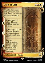 Oath of Eorl [Scroll Showcase Silver Foil]