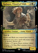 Radagast, Wizard of Wilds [Scroll Showcase Silver Foil]