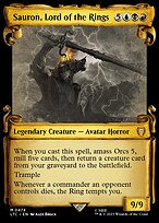 Sauron, Lord of the Rings [Scroll Showcase]