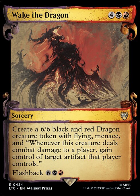 Wake the Dragon [Scroll Showcase Silver Foil]
