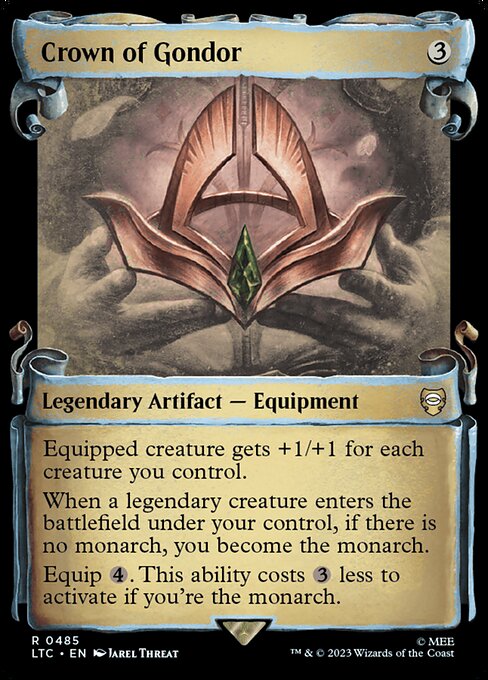 Crown of Gondor [Scroll Showcase Silver Foil]