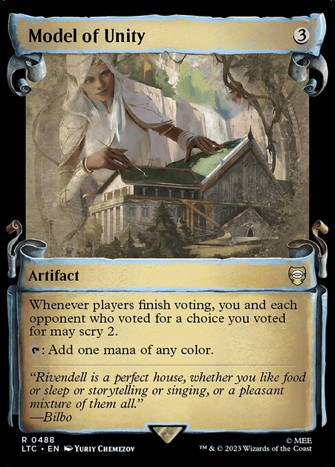 Model of Unity [Scroll Showcase Silver Foil]