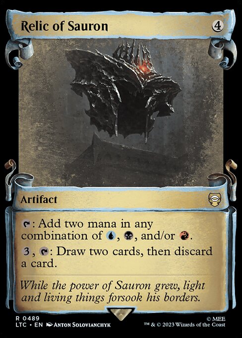 Relic of Sauron [Scroll Showcase Silver Foil]