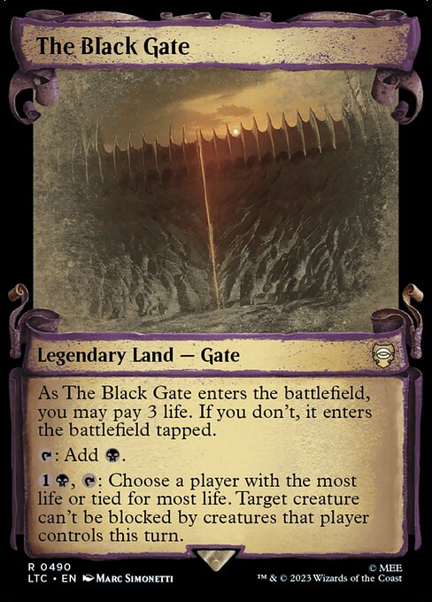The Black Gate [Scroll Showcase Silver Foil]
