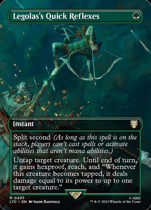 Legolas's Quick Reflexes [Borderless Foil]