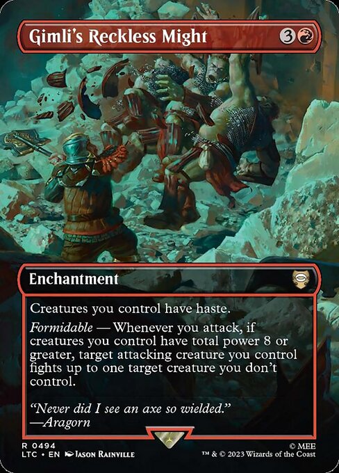 Gimli's Reckless Might [Borderless]