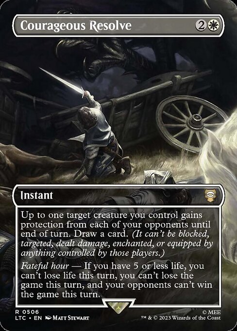Courageous Resolve [Borderless]