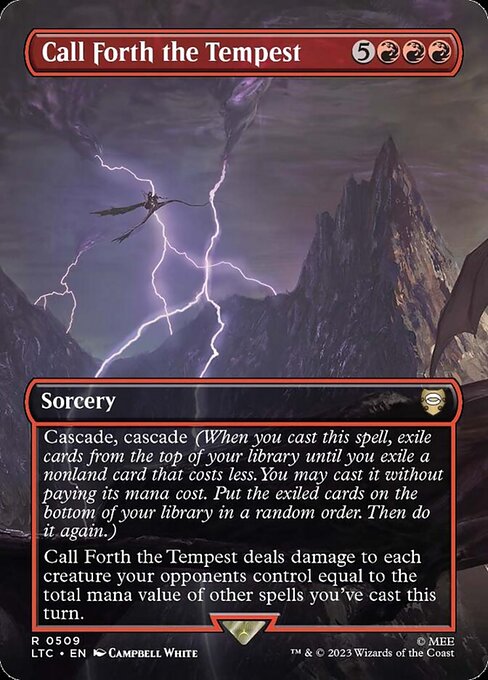 Call Forth the Tempest [Borderless Foil]