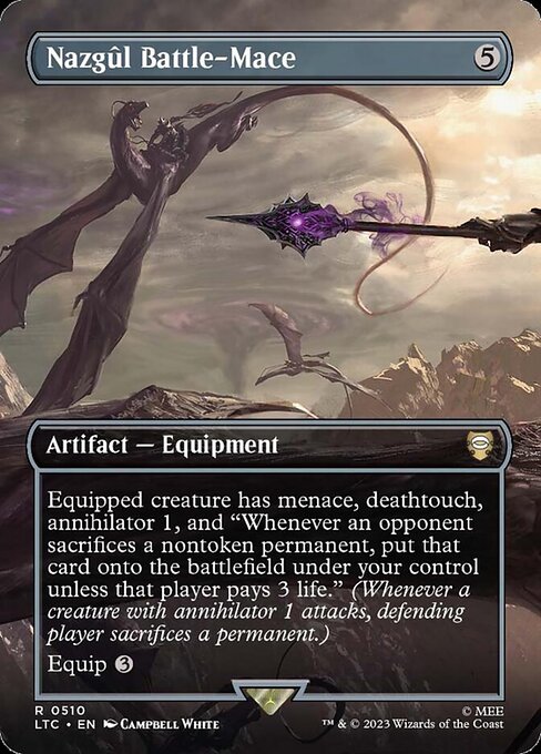 Nazgûl Battle-Mace [Borderless Foil]