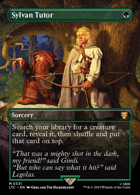 Sylvan Tutor [Borderless Foil]