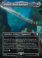 Andúril, Narsil Reforged [Borderless Surge Foil]