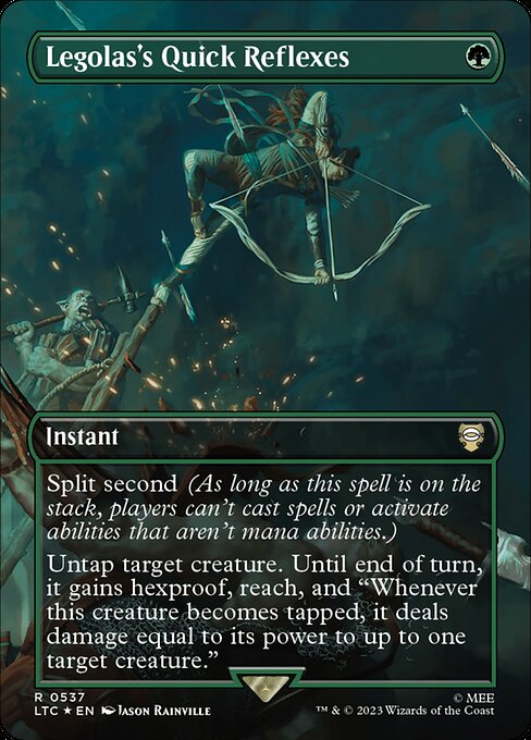 Legolas's Quick Reflexes [Borderless Surge Foil]