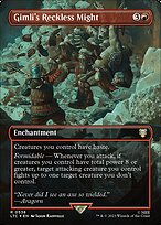 Gimli's Reckless Might [Borderless Surge Foil]