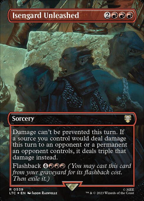 Isengard Unleashed [Borderless Surge Foil]