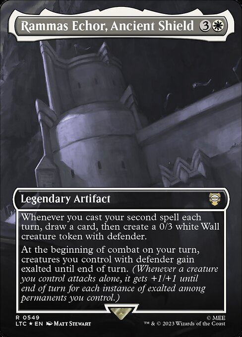 Rammas Echor, Ancient Shield [Borderless Surge Foil]
