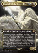Gandalf of the Secret Fire [Borderless Surge Foil]