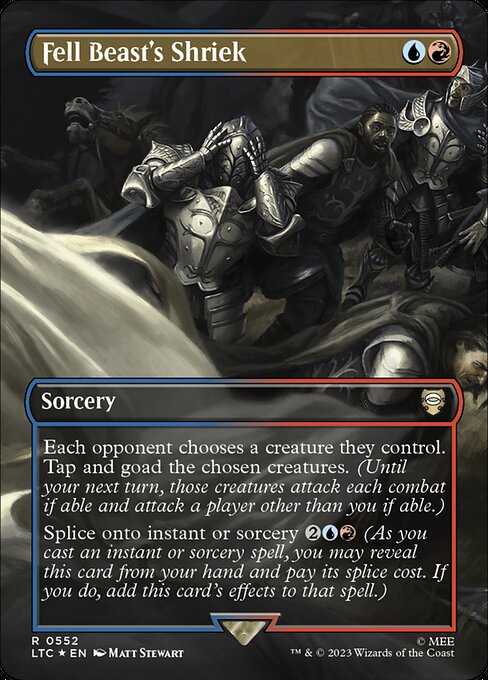 Fell Beast's Shriek [Borderless Surge Foil]