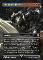 Fell Beast's Shriek [Borderless Surge Foil]
