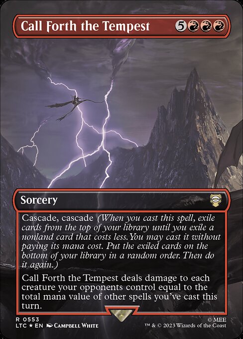 Call Forth the Tempest [Borderless Surge Foil]