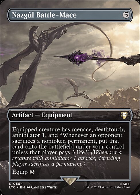 Nazgûl Battle-Mace [Borderless Surge Foil]