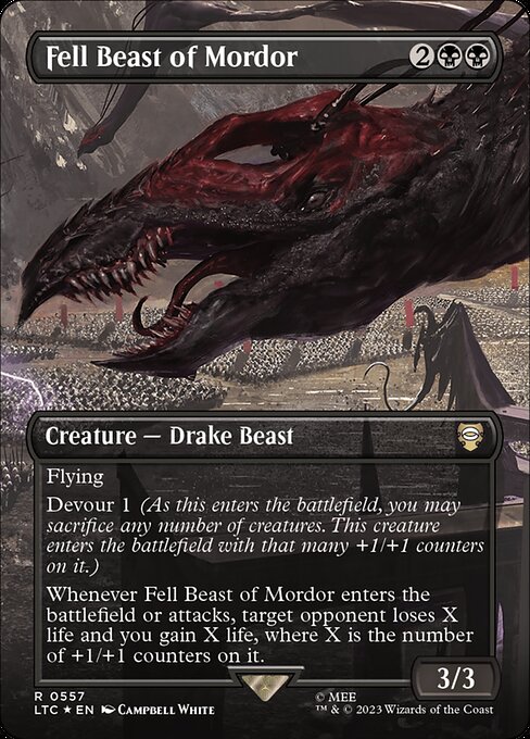 Fell Beast of Mordor [Borderless Surge Foil]