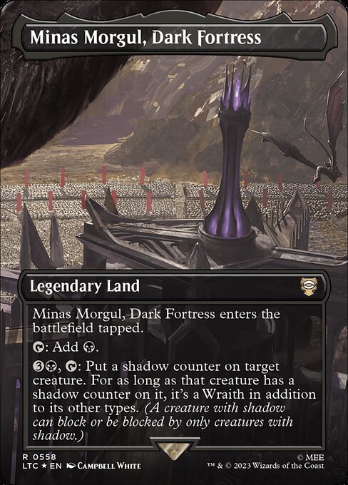 Minas Morgul, Dark Fortress [Borderless Surge Foil]