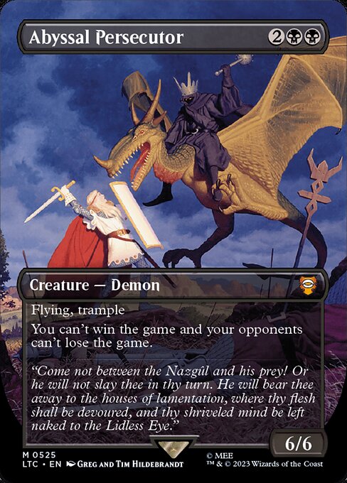 Abyssal Persecutor [Borderless Silver Foil]