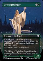 Elvish Harbinger [Borderless Silver Foil]