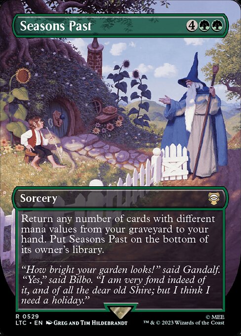 Seasons Past [Borderless Silver Foil]