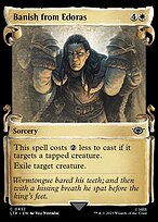 Banish from Edoras [Scroll Showcase Silver Foil]