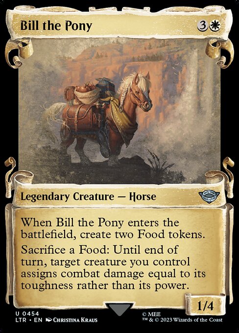 Bill the Pony [Scroll Showcase Silver Foil]