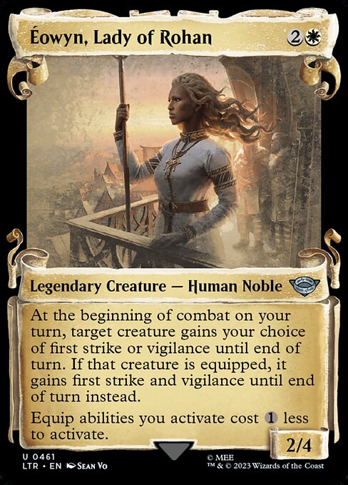 Éowyn, Lady of Rohan [Scroll Showcase Silver Foil]
