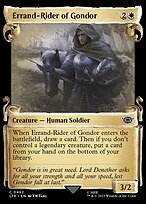 Errand-Rider of Gondor [Scroll Showcase Silver Foil]