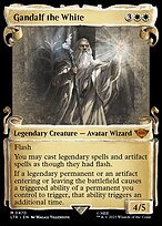Gandalf the White [Scroll Showcase Silver Foil]