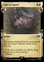 Lost to Legend [Scroll Showcase Silver Foil]