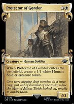 Protector of Gondor [Scroll Showcase Silver Foil]