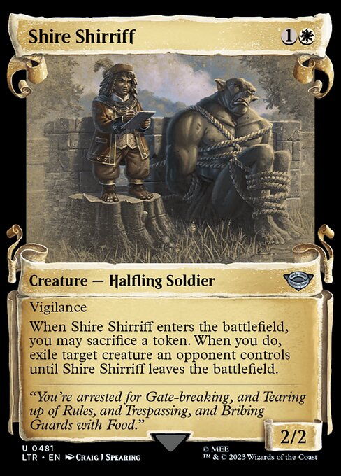 Shire Shirriff [Scroll Showcase Silver Foil]