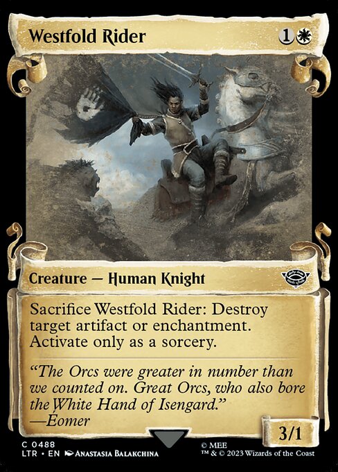 Westfold Rider [Scroll Showcase Silver Foil]