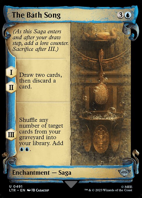 The Bath Song [Scroll Showcase Silver Foil]