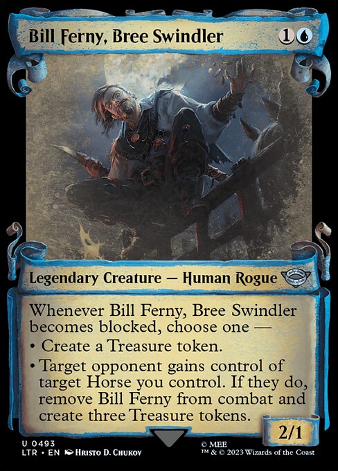 Bill Ferny, Bree Swindler [Scroll Showcase Silver Foil]