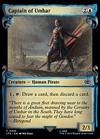 Captain of Umbar [Scroll Showcase Silver Foil]