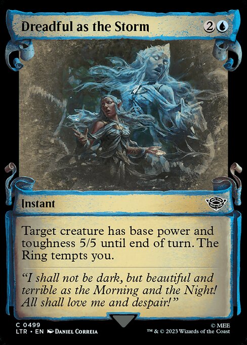 Dreadful as the Storm [Scroll Showcase Silver Foil]