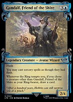 Gandalf, Friend of the Shire [Scroll Showcase Silver Foil]
