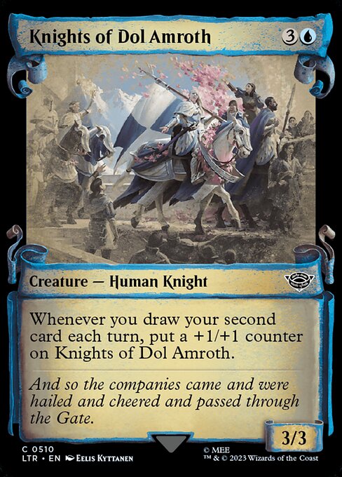 Knights of Dol Amroth [Scroll Showcase Silver Foil]