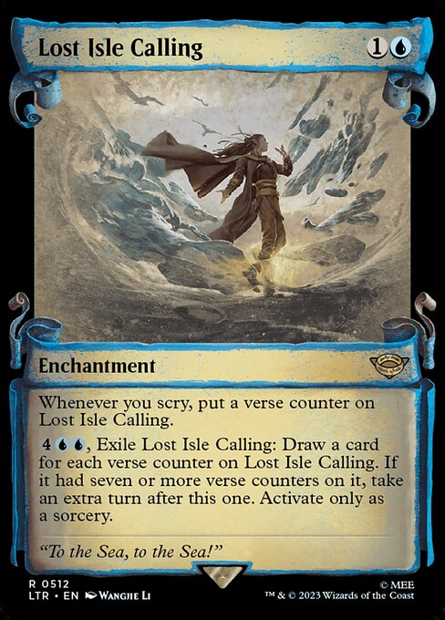 Lost Isle Calling [Scroll Showcase Silver Foil]