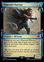 Nimrodel Watcher [Scroll Showcase Silver Foil]