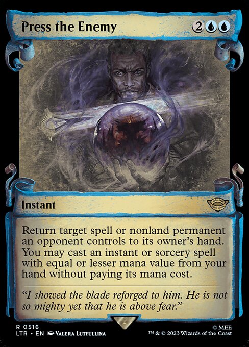 Press the Enemy [Scroll Showcase Silver Foil]