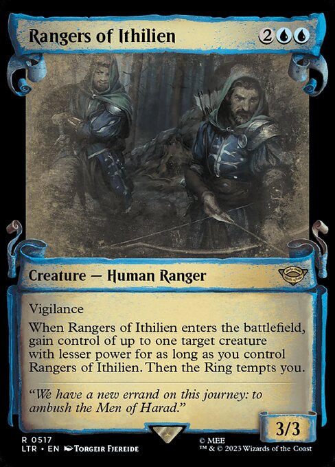 Rangers of Ithilien [Scroll Showcase Silver Foil]
