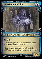 Saruman the White [Scroll Showcase Silver Foil]