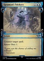 Saruman's Trickery [Scroll Showcase Silver Foil]